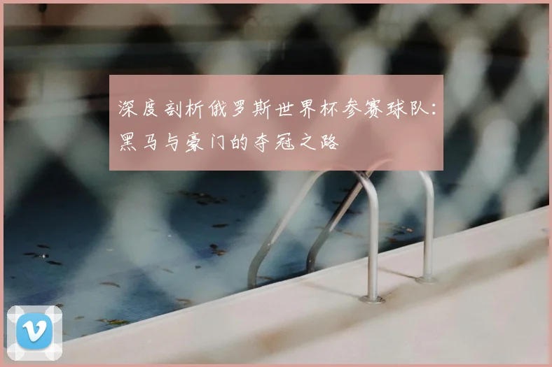 深度剖析俄罗斯世界杯参赛球队：黑马与豪门的夺冠之路